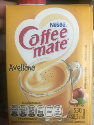 COFFEE MATE SABOR AVELLANA NESTLE 468 ML
