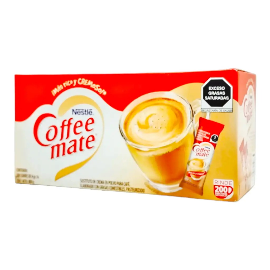 [SUSCRECOF PO-200/4G] SUSTITUTO CREMA COFFE MATE PORCION 200/4 GR