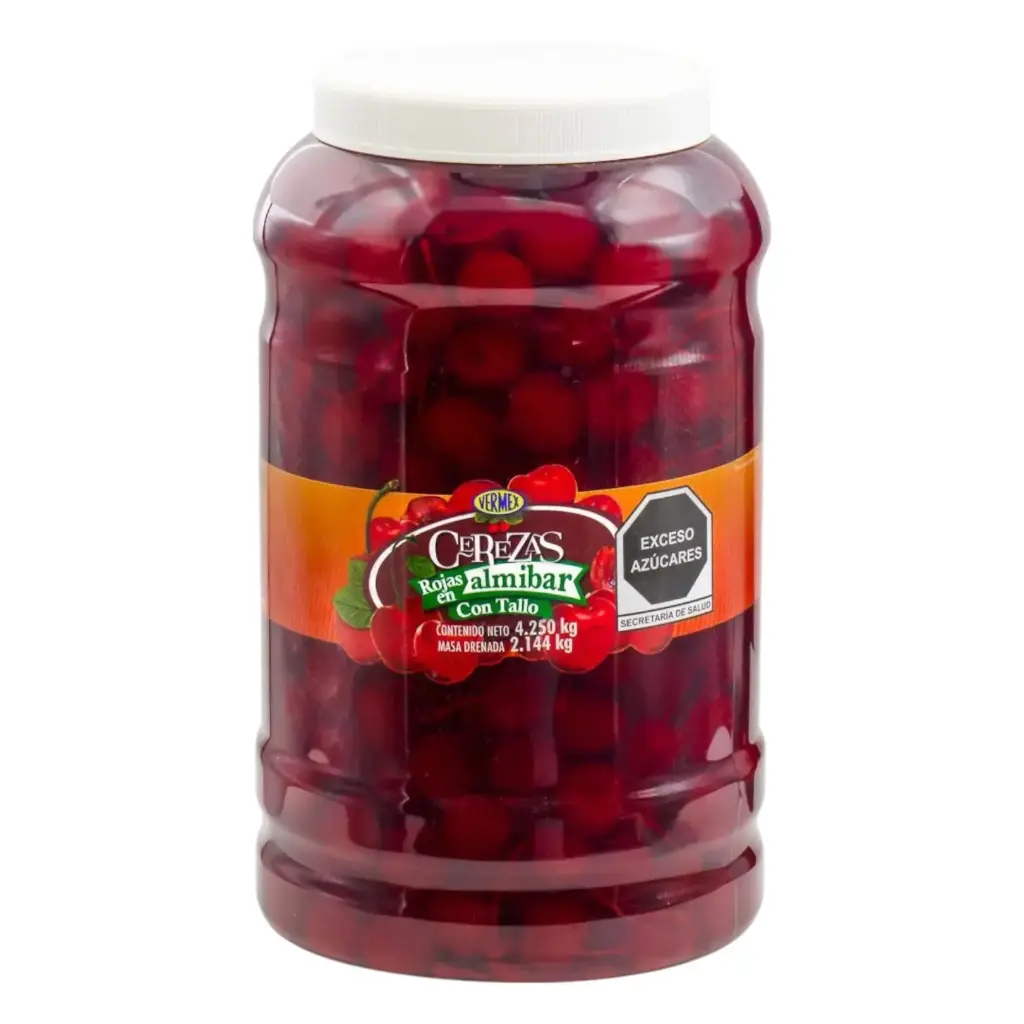 CEREZA ROJA TALLO VERMEX 4.15 KG PZ