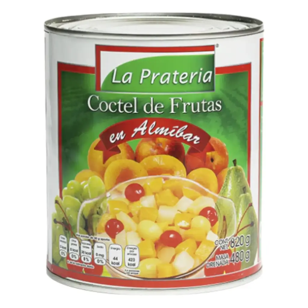 [COCFRUPRA GR-820G] COCTEL FRUTAS PRATERIA 820 GR