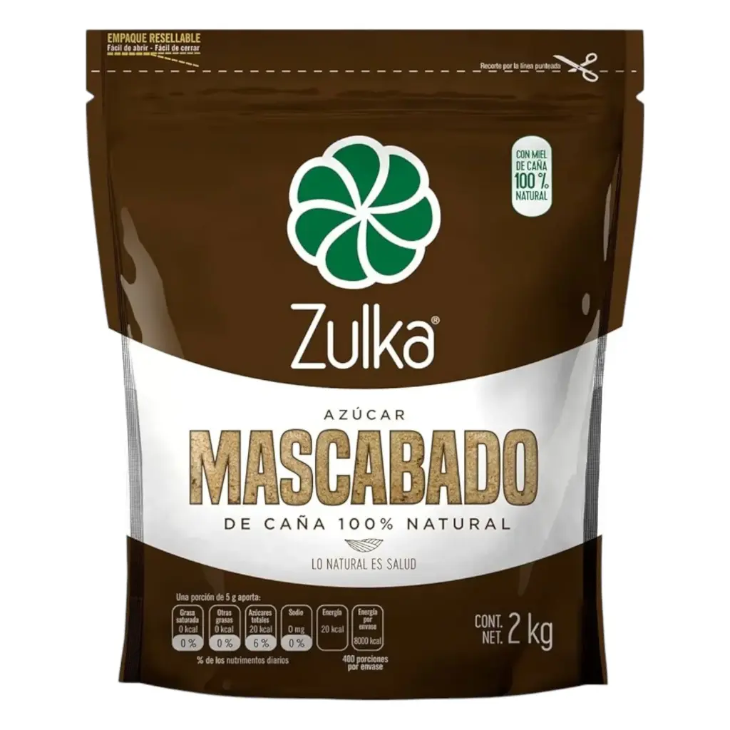 [AZUMOSZUL KG-2KG] AZUCAR MOSCABADO ZULKA 2 KG