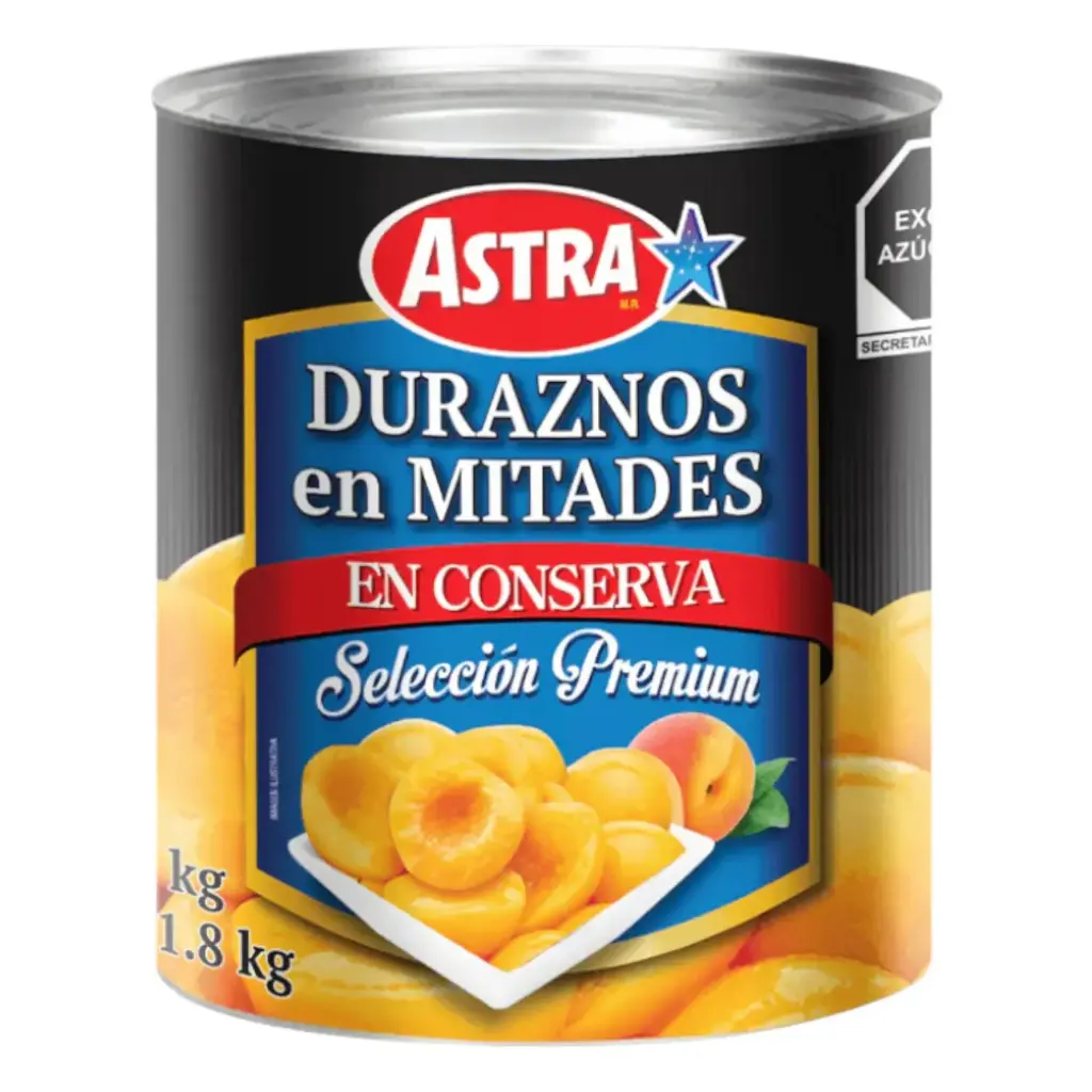 DURAZNO MITADES ASTRA 3 KG