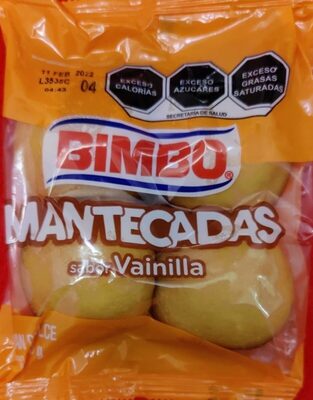 MANTECADAS DE VAINILLA 4 PZS