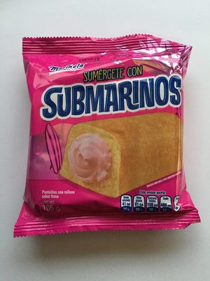 SUBMARINOS FRESA 105 GR