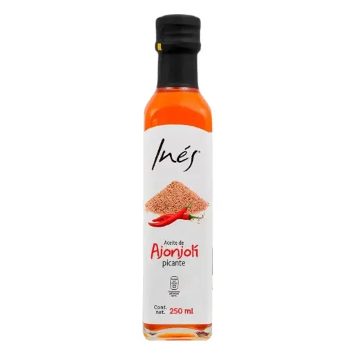 [ACEAJOPIC 25-250ML] ACEITE AJONJOLI PICANTE INES 250 ML