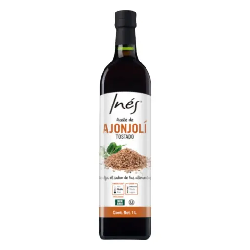 [ACEAJOTOS 1-1L] ACEITE AJONJOLI TOSTADO INES 1 L