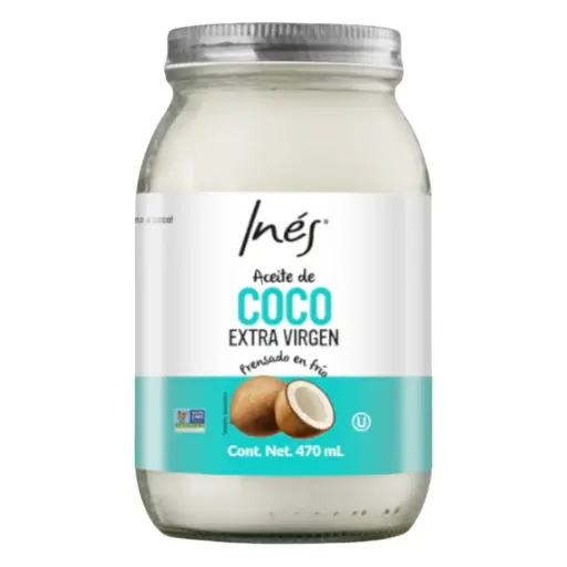 [ACEDECOC VI-470ML] ACEITE COCO EXTRA VIRGEN INES 470 ML