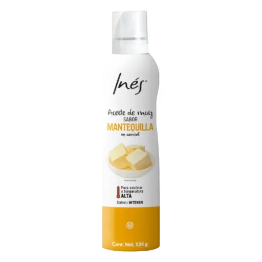[ACEDEMAI MA-134G] ACEITE DE MAIZ SABOR MANTEQUILLA EN AEROSOL INES 134 G