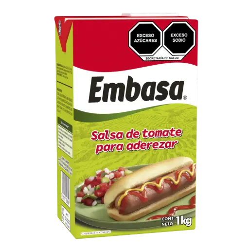 [SALCATEMB KG-1KG] SALSA CATSUP EMBASA 1 KG