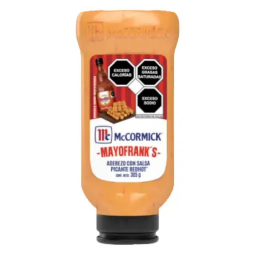 [ADECONSAL RE-305G] ADEREZO CON SALSA PICANTE REDHOT MCCORMICK 305 G
