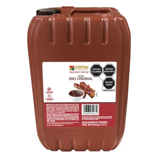 [SALBBQORI CU-20KG] SALSA BBQ ORIGINAL CUSTOM CULINARY BIDON 20 KG