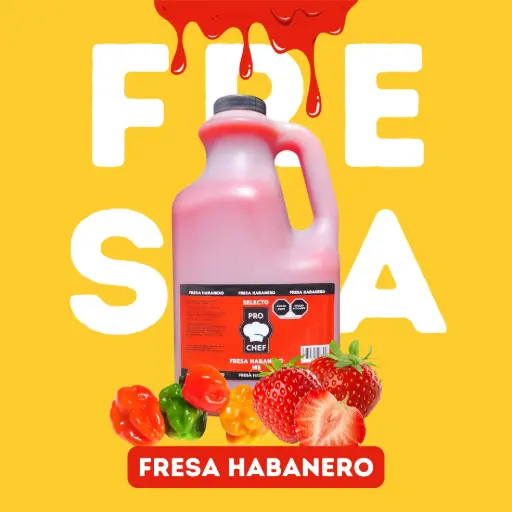 [SALFREHAB PR-4KG] SALSA FRESA HABANERO SELECTO PRO CHEF 4 KG
