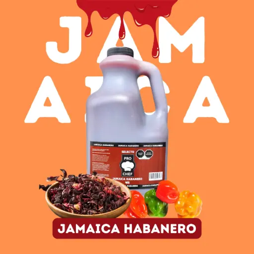 [SALJAMHAB PR-4KG] SALSA JAMAICA HABANERO SELECTO PRO CHEF 4 KG