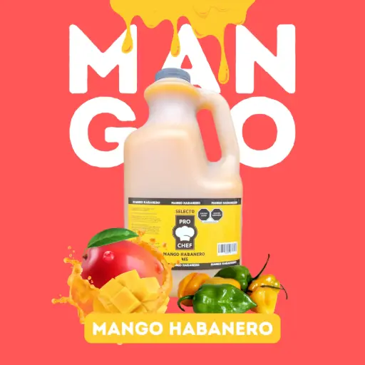 [SALMANHAB PR-4KG] SALSA MANGO HABANERO SELECTO PRO CHEF 4 KG