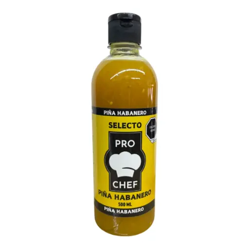 [SALPINHAB PR-500ML] SALSA PIÑA HABANERO SELECTO PRO CHEF 500 ML