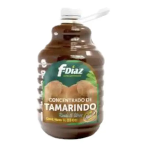 [CONDETAM AZ-1L] CONCENTRADO DE TAMARINDO SIN AZUCAR FDIAZ, 1 LT