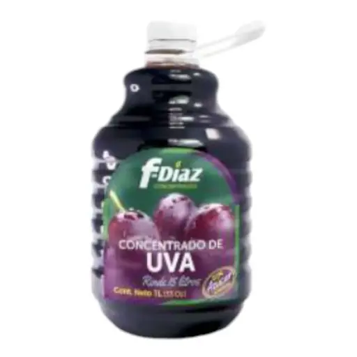 [CONDEUVA AZ-1L] CONCENTRADO DE UVA SIN AZUCAR FDIAZ, 1 LT