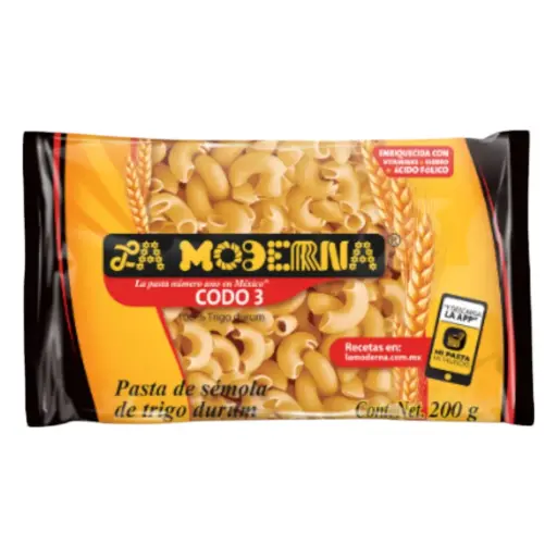 [PASCODMOD-200G] PASTA CODO MODERNA #3