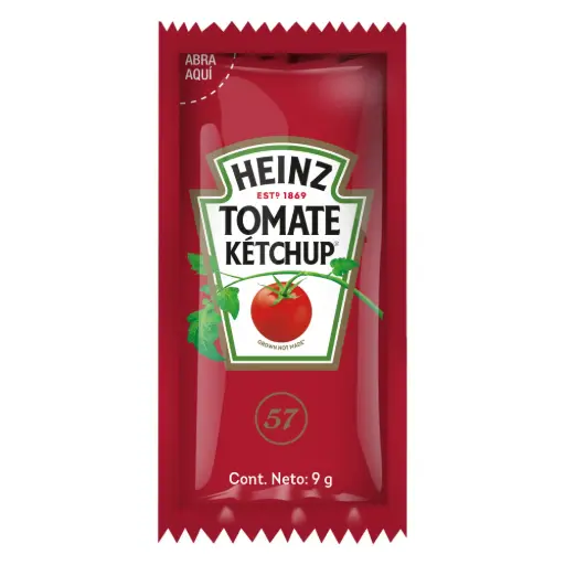 [SALCATPOR 10-1000PIEZA] SALSA CATSUP PORCION HEINZ 1000 PZ