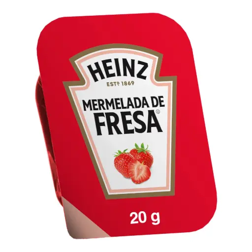 [MERFREPOR 12-20G] MERMELADA FRESA PORCION HEINZ 120/20 G