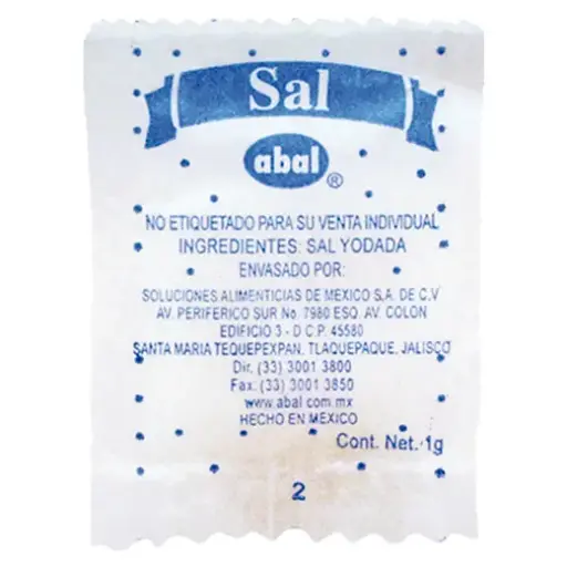 [SALPORHEI-3000/1G] SAL PORCION HEINZ 3000/1G