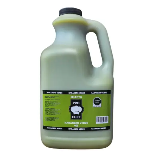 [SALCHIHAB SE-4KG] SALSA CHILE HABANERO VERDE SELECTO PRO CHEF 4 KG