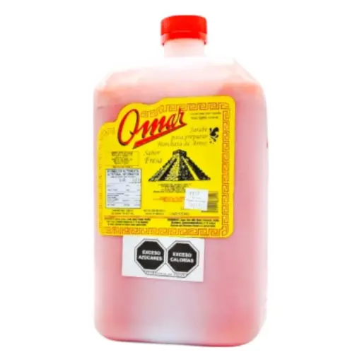 [JARFREOMA LT-3.5L] JARABE FRESA OMAR 3.5 LTS