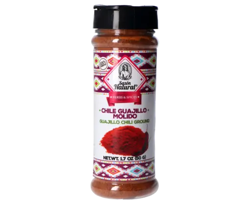[CHIGUAMOL NA-50G] CHILE GUAJILLO MOLIDO SAZON NATURAL 50 G