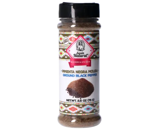 [PIMNEGMOL NA-75G] PIMIENTA NEGRA MOLIDA SAZON NATURAL 75 G
