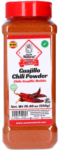 [CHIGUAMOL NA-550G] CHILE GUAJILLO MOLIDO SAZON NATURAL 550 G