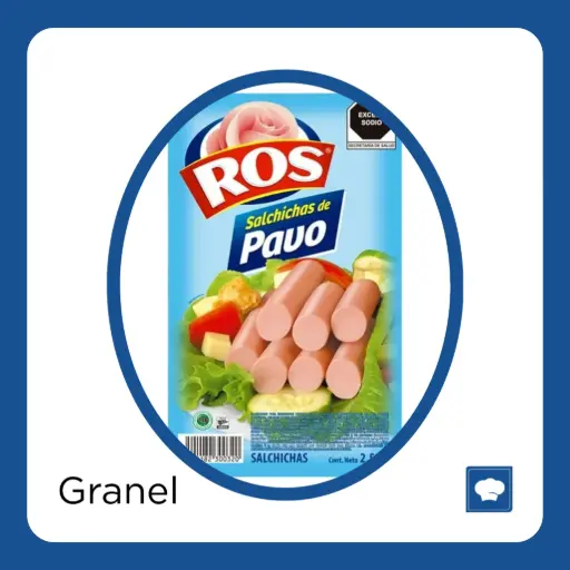 [SALPAVROS KG-KG] SALCHICHA PAVO ROS  KG