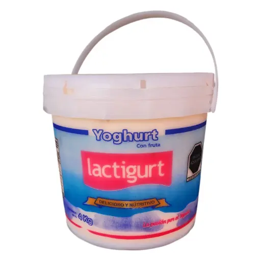 [YOGDURLAC-4KG] YOGHURT DURAZNO LACTIGURT 4KG