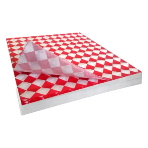 [PAPENC30X PA-PAQUETE] PAPEL ENCERADO 30X30 ROJO PAQUETE