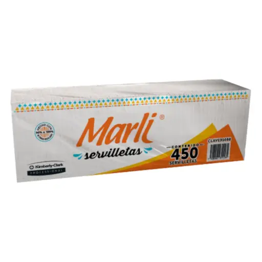 [SERMAR450 PA-450PAQUETE] SERVILLETA MARLI 450 HOJAS PAQ