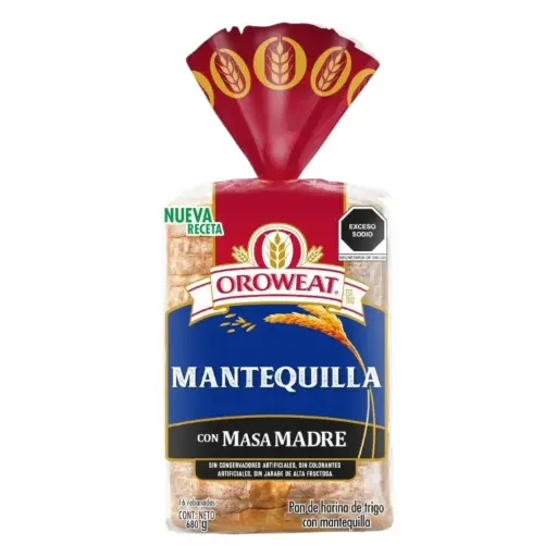 [PANMATORO GR-680G] PAN MANTEQUILLA OROWEAT 680 GRS