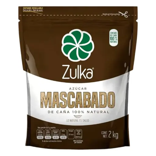 [AZUMOSZUL KG-2KG] AZUCAR MOSCABADO ZULKA 2 KG