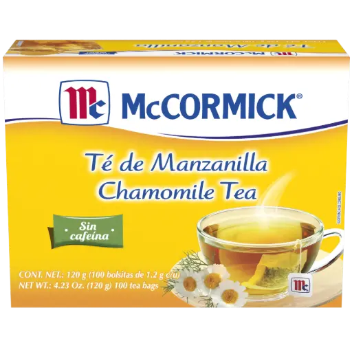 [TEDEMAN 12-100/1.2G] TE DE MANZANILLA MCCORMICK 120 G 100/1.2G