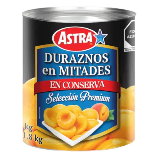DURAZNO MITADES ASTRA 3 KG